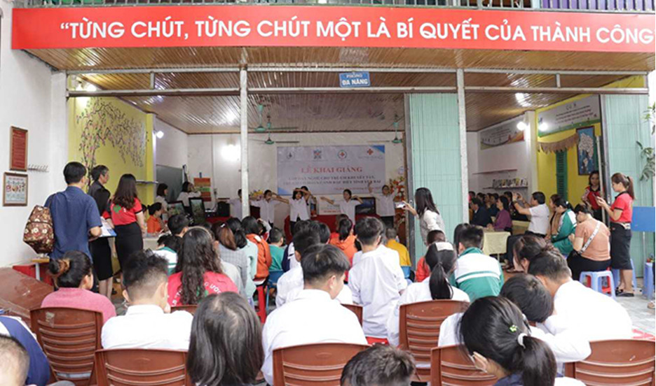 Khai giảng lớp học nghề cho 30 trẻ em khuyết tật, trẻ em có hoàn cảnh đặc biệt tỉnh Yên Bái